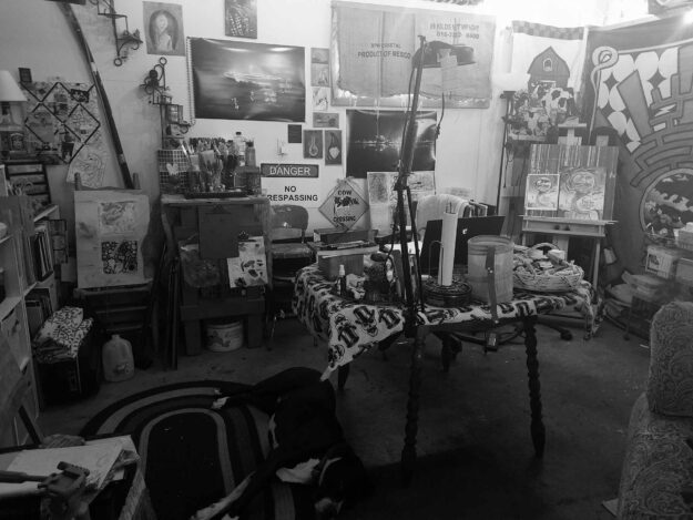 Garage art studio